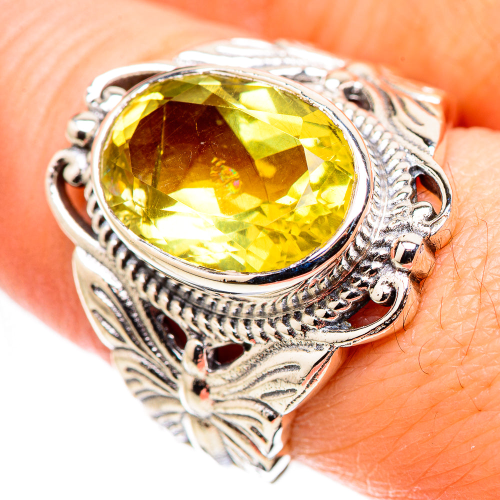Citrine Rings handcrafted by Anasilvercos - RING130231