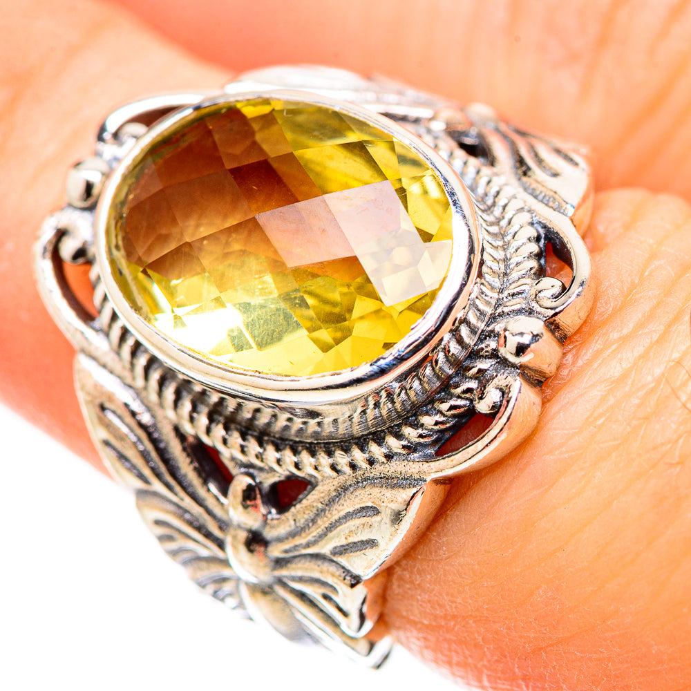 Citrine Rings handcrafted by Anasilvercos - RING130250