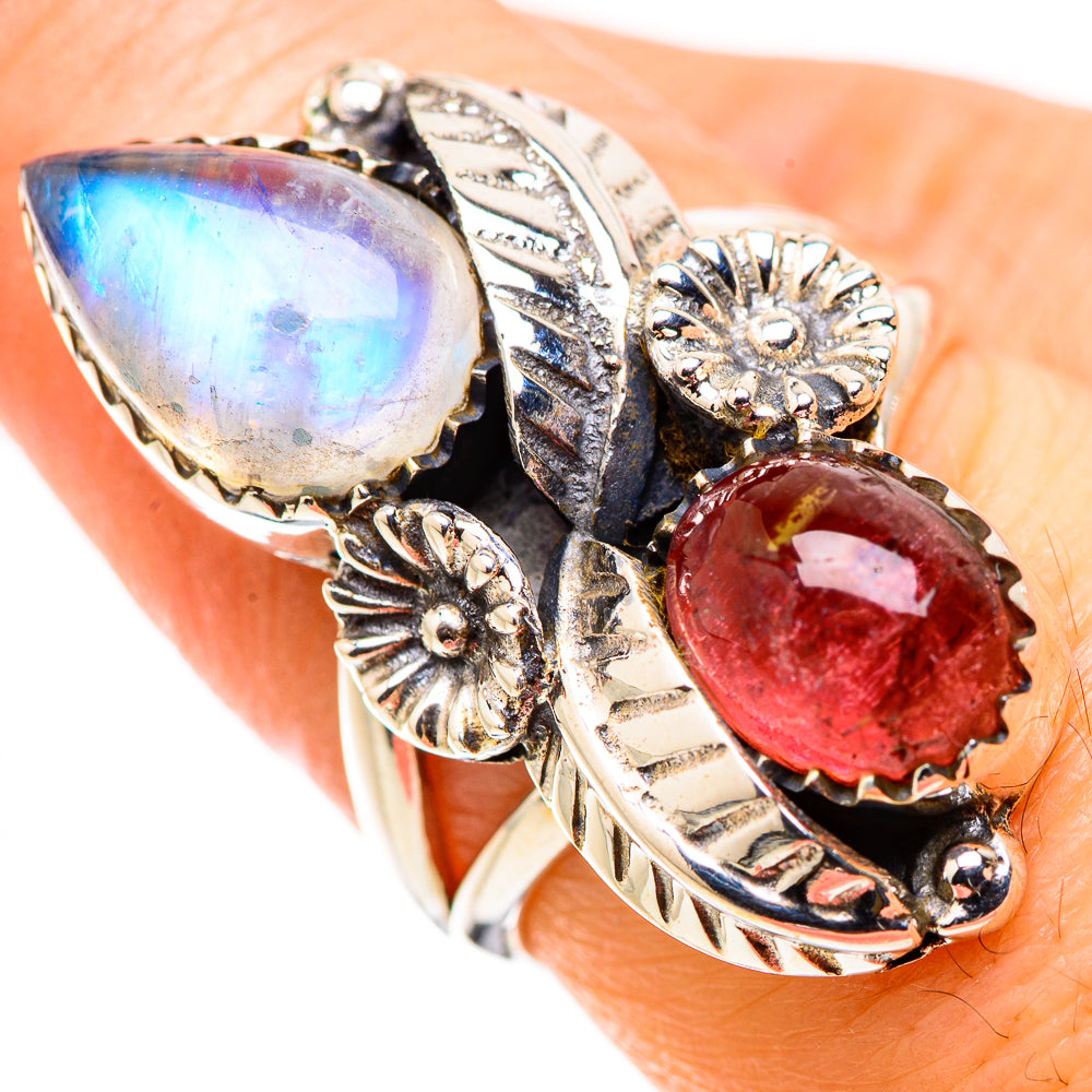 Pink Tourmaline Rings handcrafted by Anasilvercos - RING130261