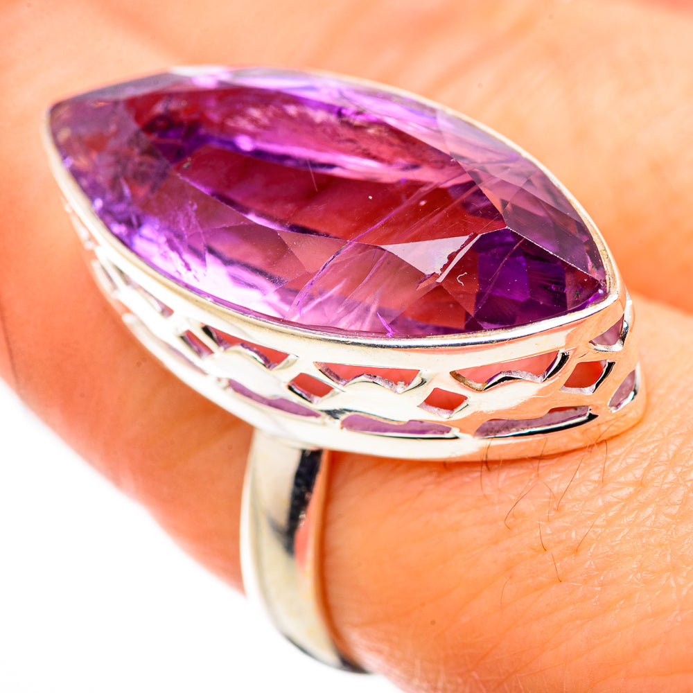Amethyst Rings handcrafted by Anasilvercos - RING130289
