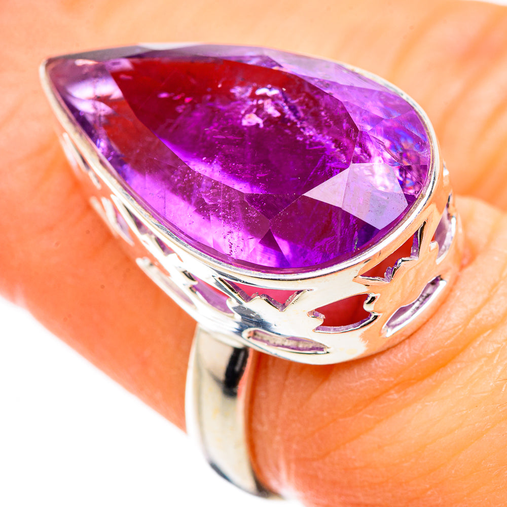Amethyst Rings handcrafted by Anasilvercos - RING130343