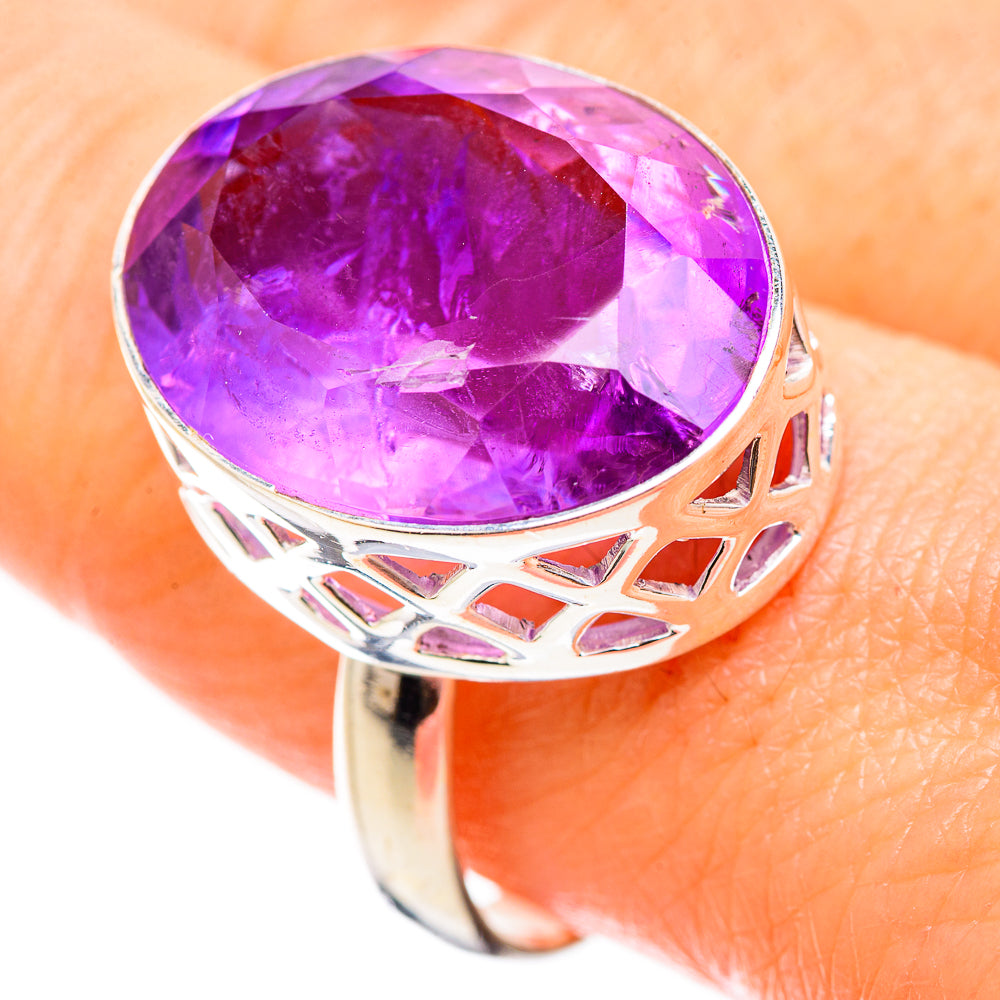 Amethyst Rings handcrafted by Anasilvercos - RING130344
