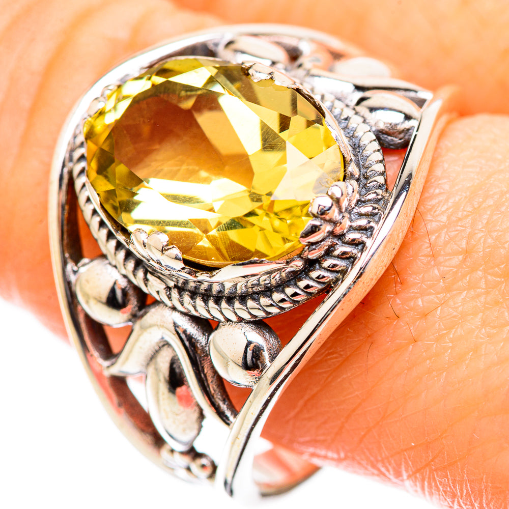 Citrine Rings handcrafted by Anasilvercos - RING130382