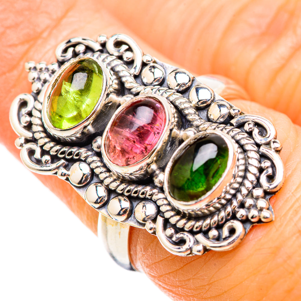 Tourmaline Rings handcrafted by Anasilvercos - RING130408