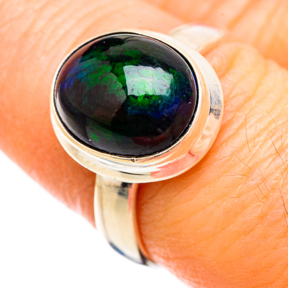 Black Opal Rings handcrafted by Anasilvercos - RING130440