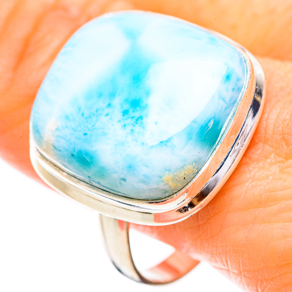 Larimar Rings handcrafted by Anasilvercos - RING130476