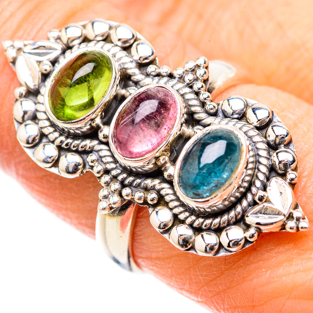Ammolite Rings handcrafted by Anasilvercos - RING130584