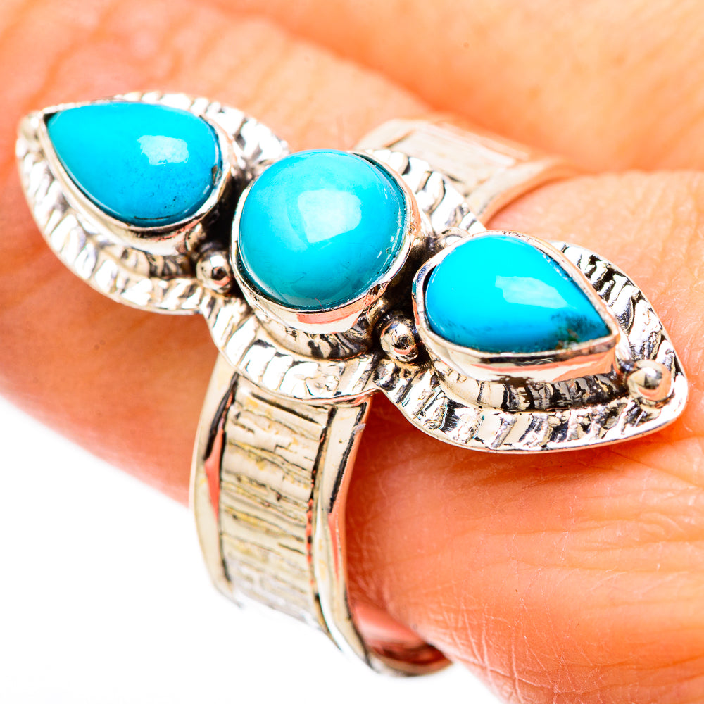 Larimar Rings handcrafted by Anasilvercos - RING130591
