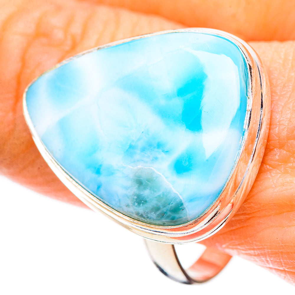 Larimar Rings handcrafted by Anasilvercos - RING130594