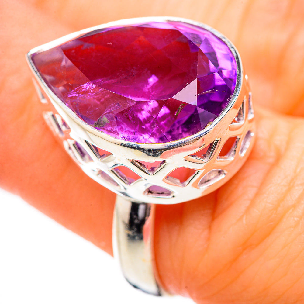 Amethyst Rings handcrafted by Anasilvercos - RING130615