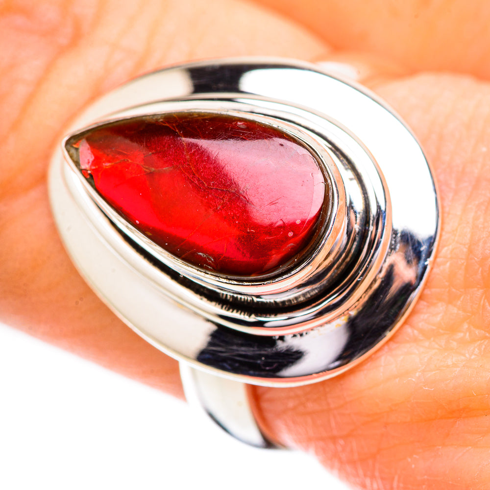 Ammolite Rings handcrafted by Anasilvercos - RING130644