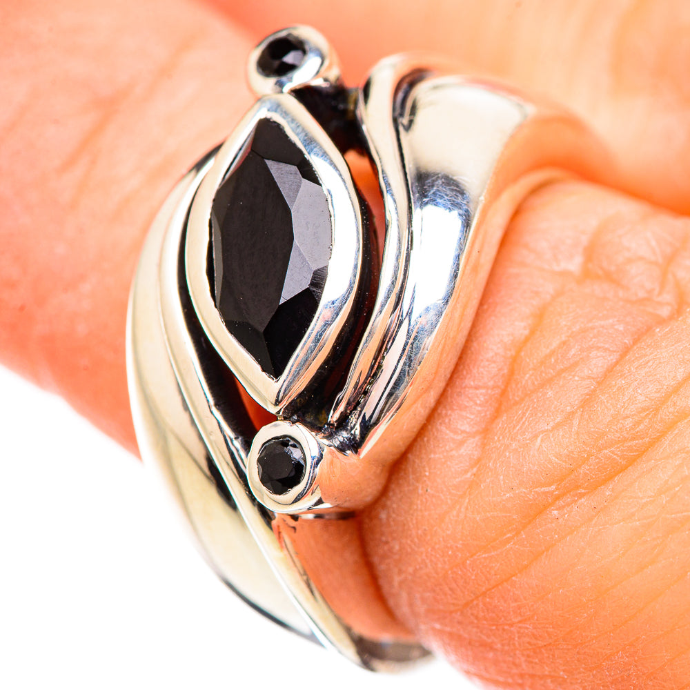 Black Onyx Rings handcrafted by Anasilvercos - RING130678