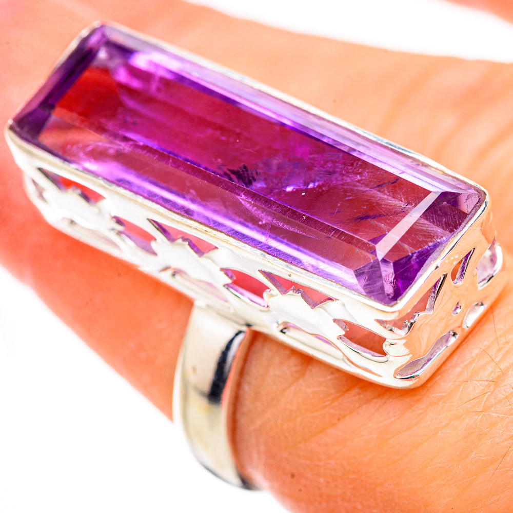 Amethyst Rings handcrafted by Anasilvercos - RING130712