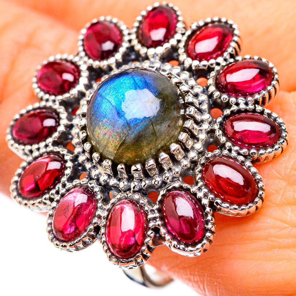 Labradorite Rings handcrafted by Anasilvercos - RING130717