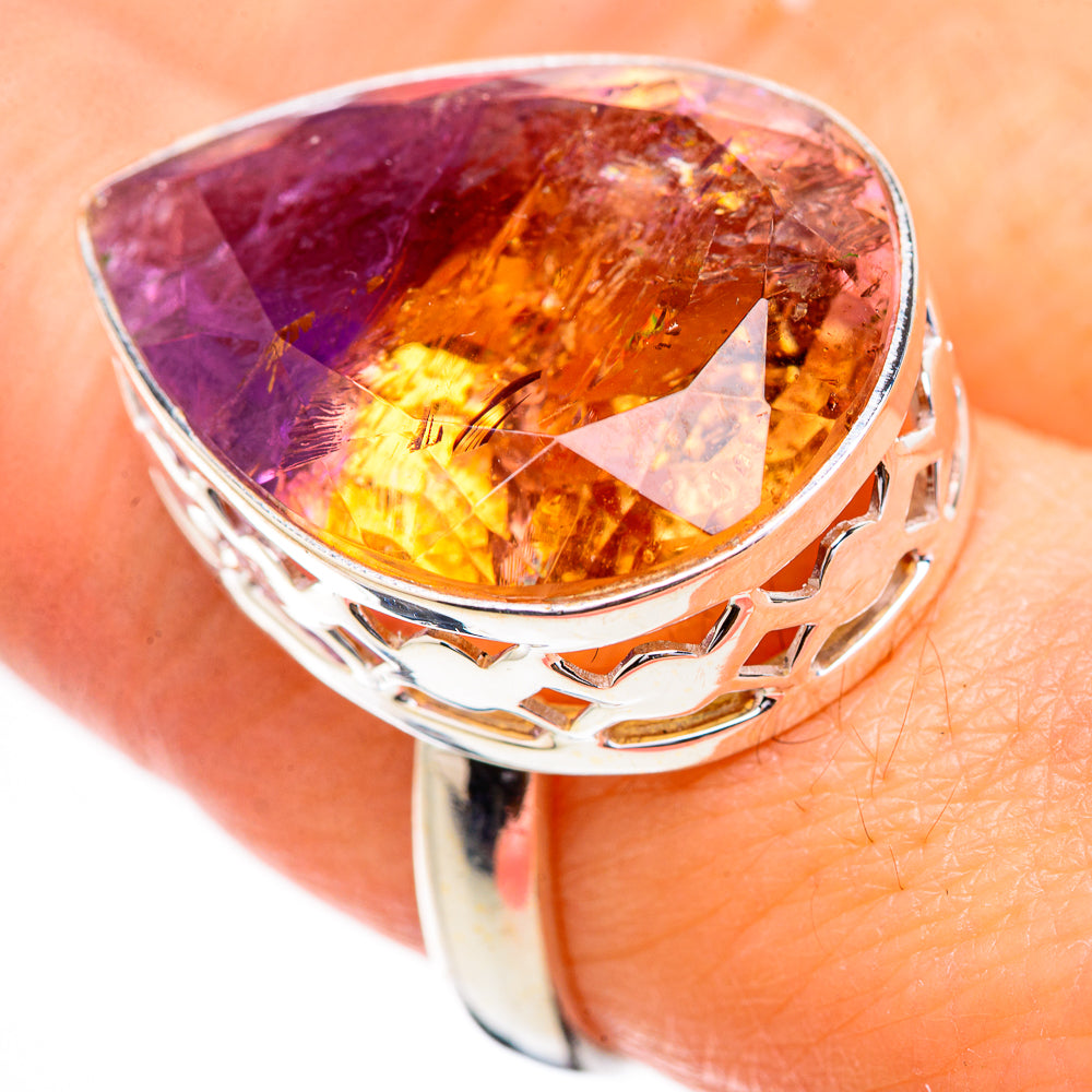 Ametrine Rings handcrafted by Anasilvercos - RING130718