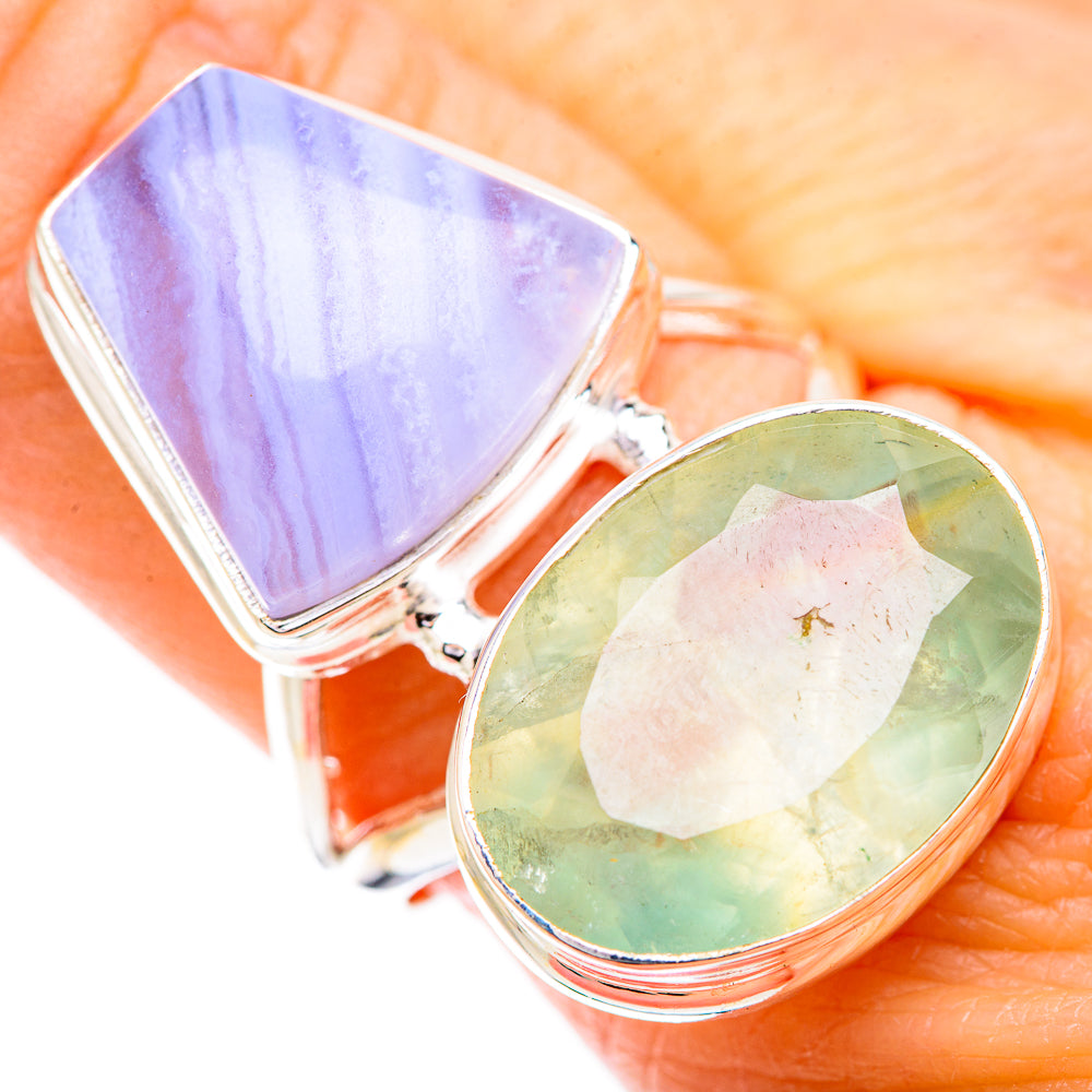 Prehnite Rings handcrafted by Anasilvercos - RING130726
