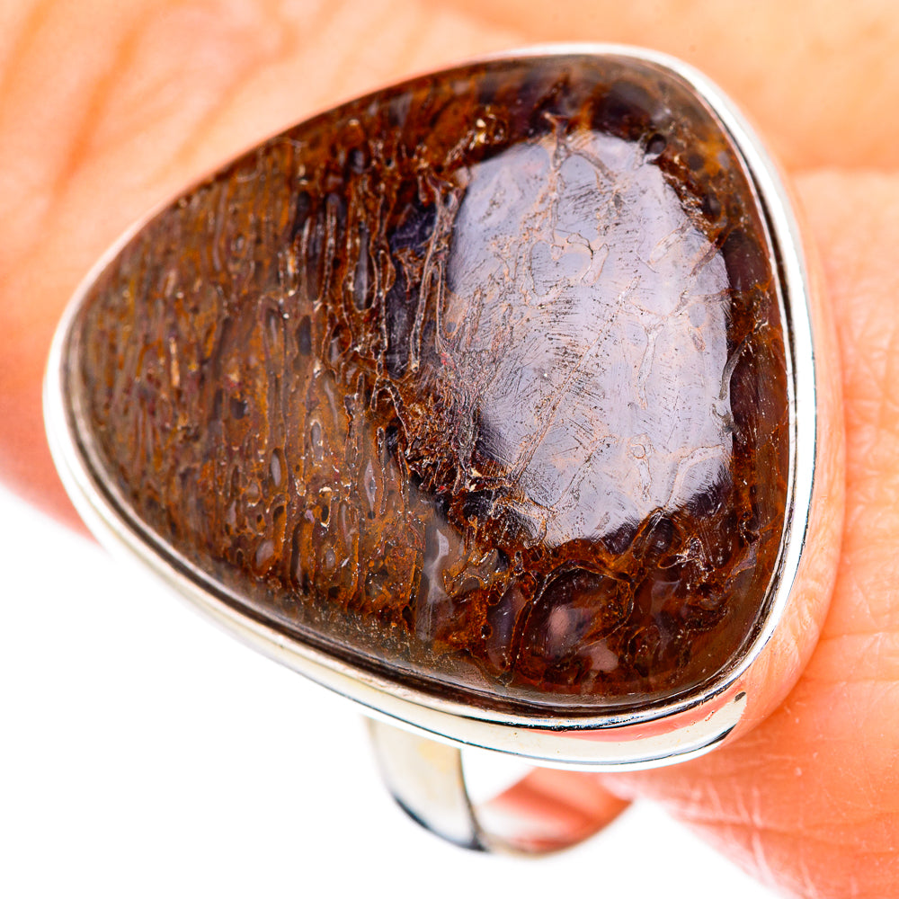 Dinosaur Bone Rings handcrafted by Anasilvercos - RING130728