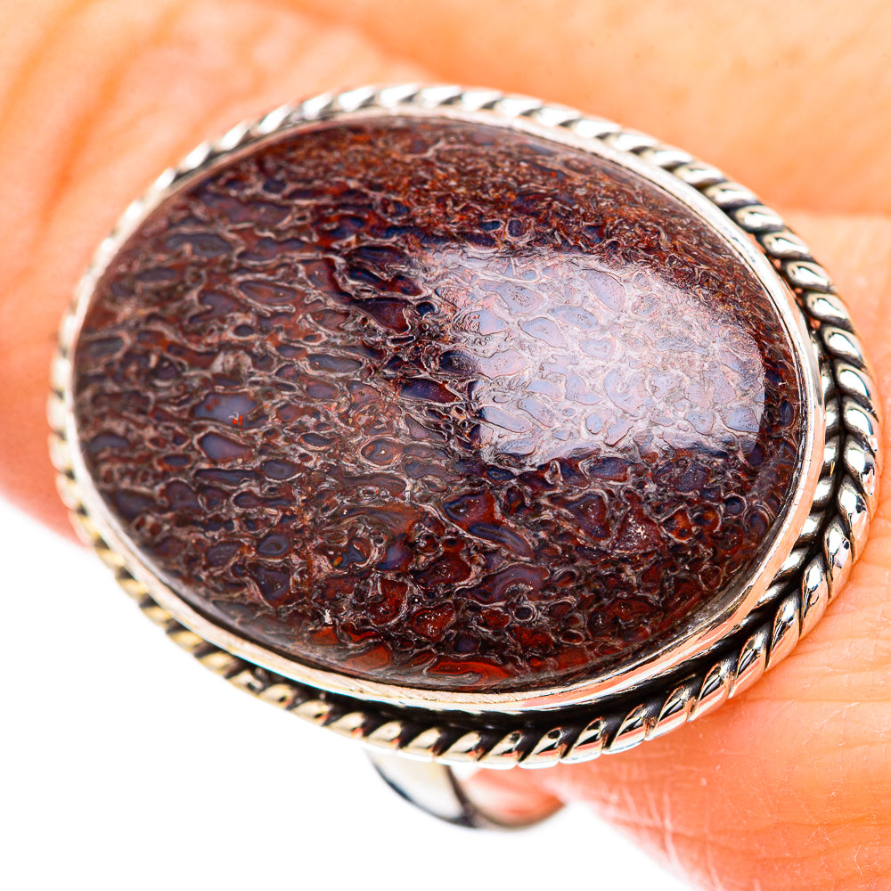 Dinosaur Bone Rings handcrafted by Anasilvercos - RING130729