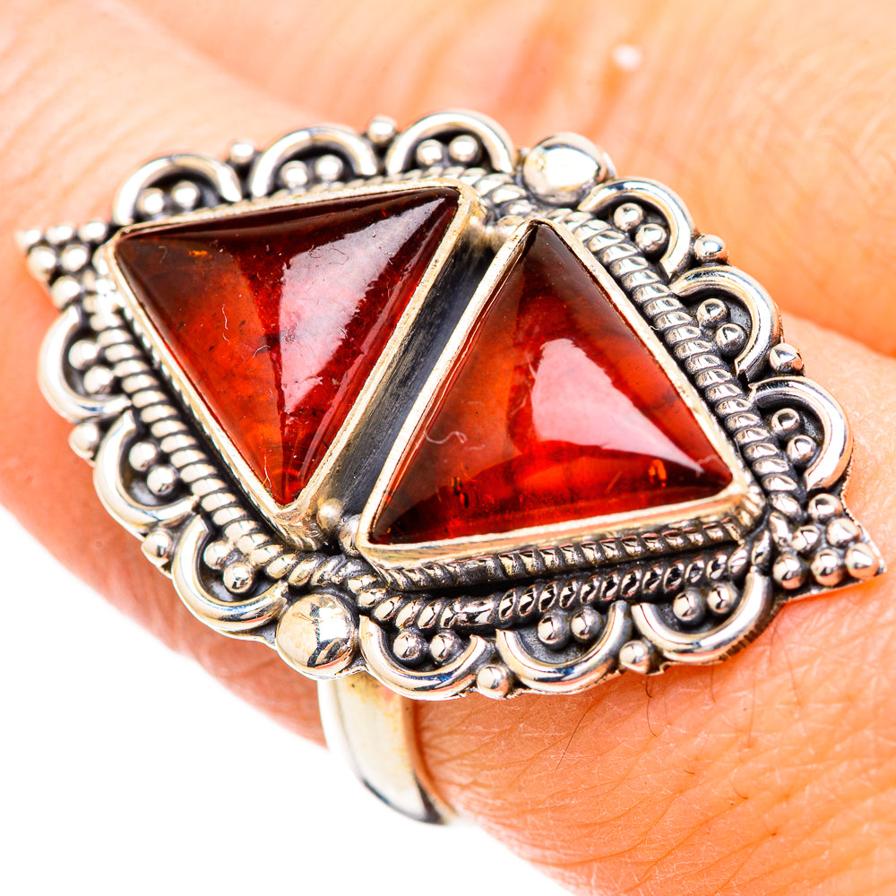 Baltic Amber Rings handcrafted by Anasilvercos - RING130753
