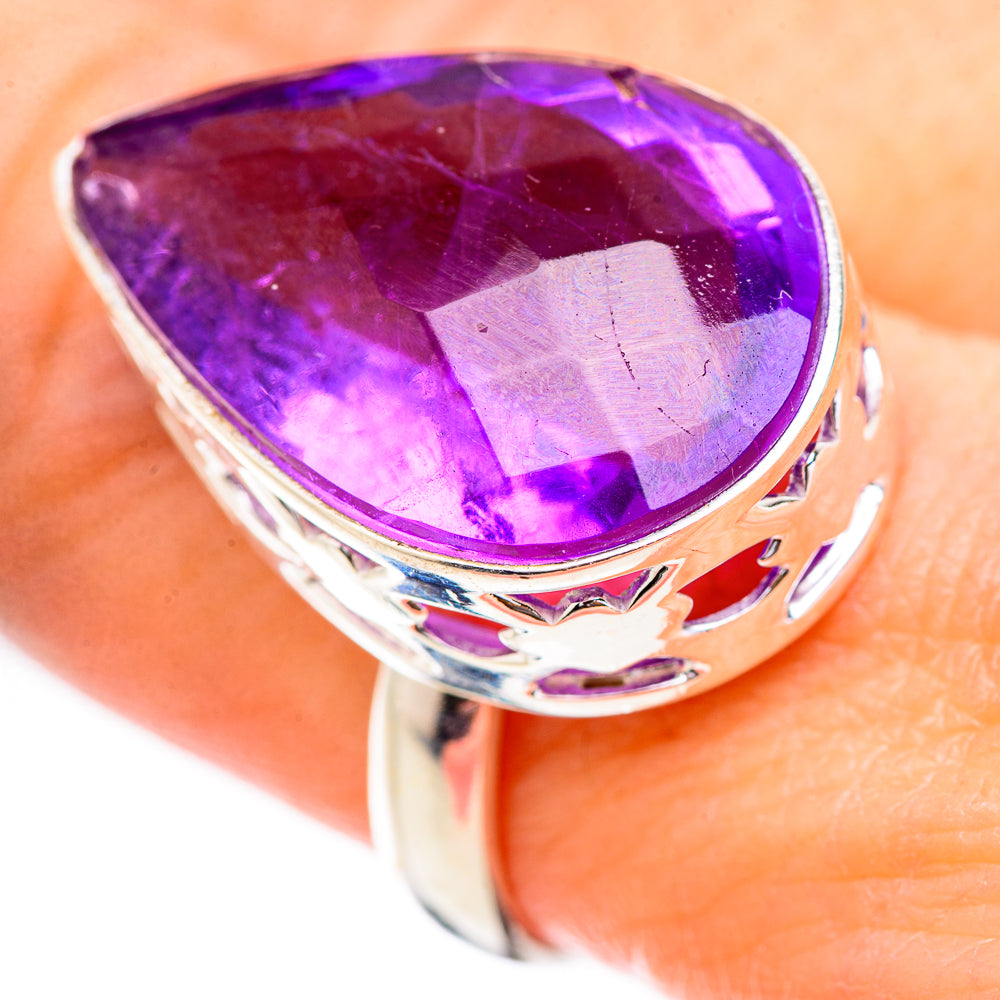 Amethyst Rings handcrafted by Anasilvercos - RING130758