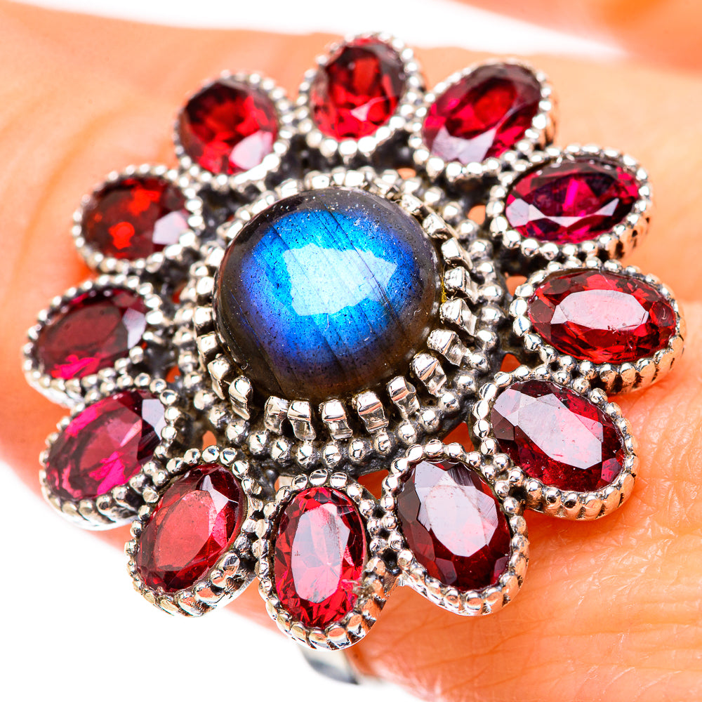 Labradorite Rings handcrafted by Anasilvercos - RING130782
