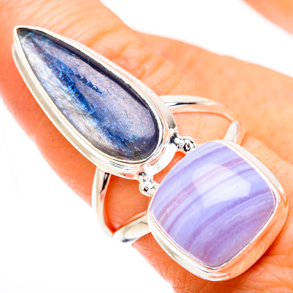 Kyanite Rings handcrafted by Anasilvercos - RING130802