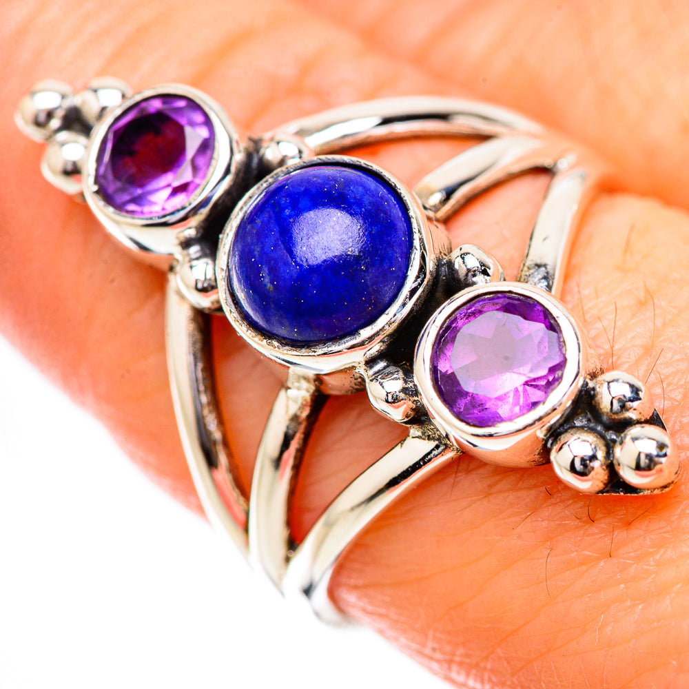 Lapis Lazuli Rings handcrafted by Anasilvercos - RING130813