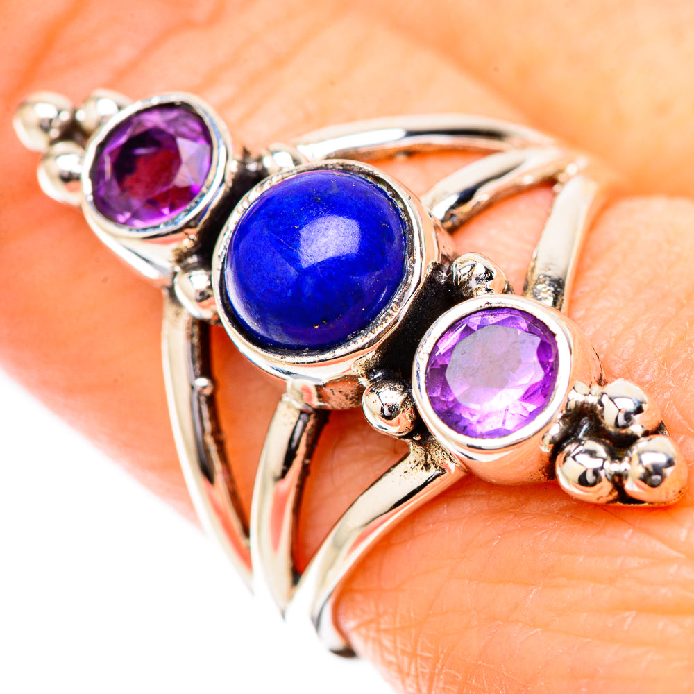 Lapis Lazuli Rings handcrafted by Anasilvercos - RING130847