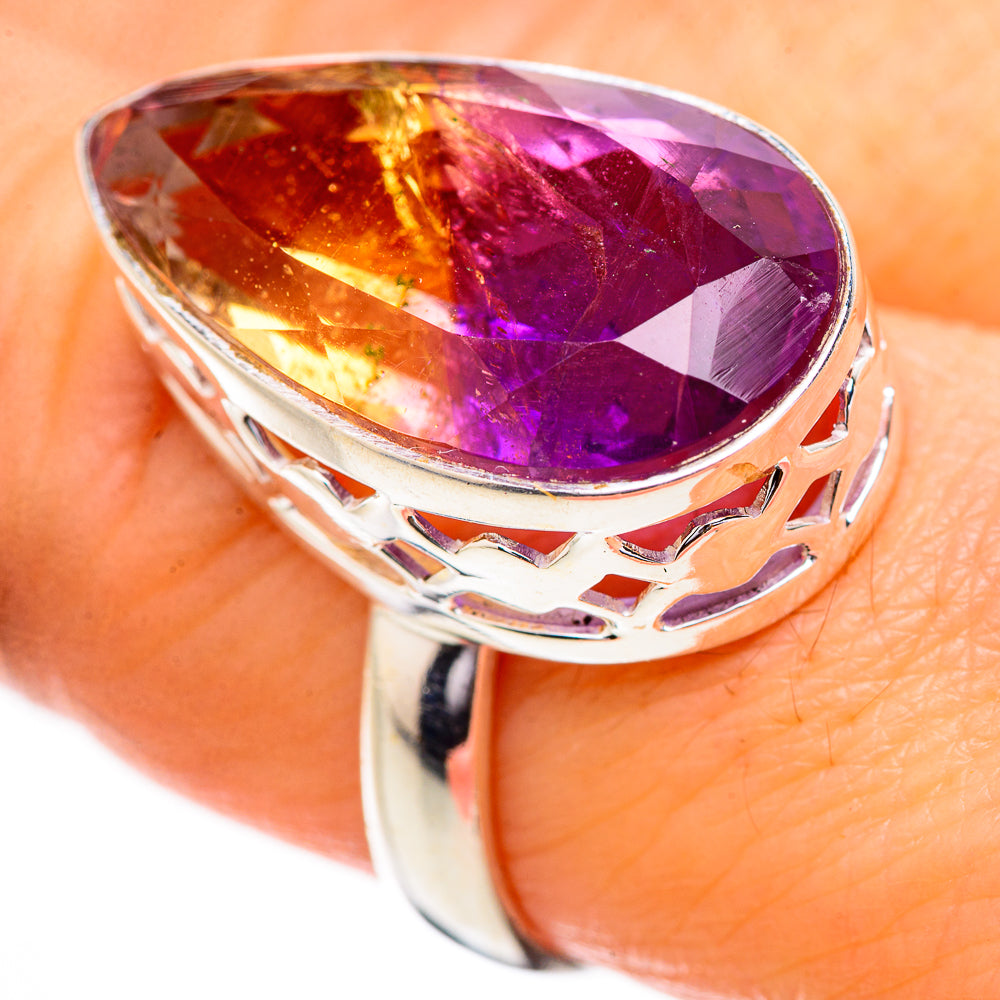 Ametrine Rings handcrafted by Anasilvercos - RING130851