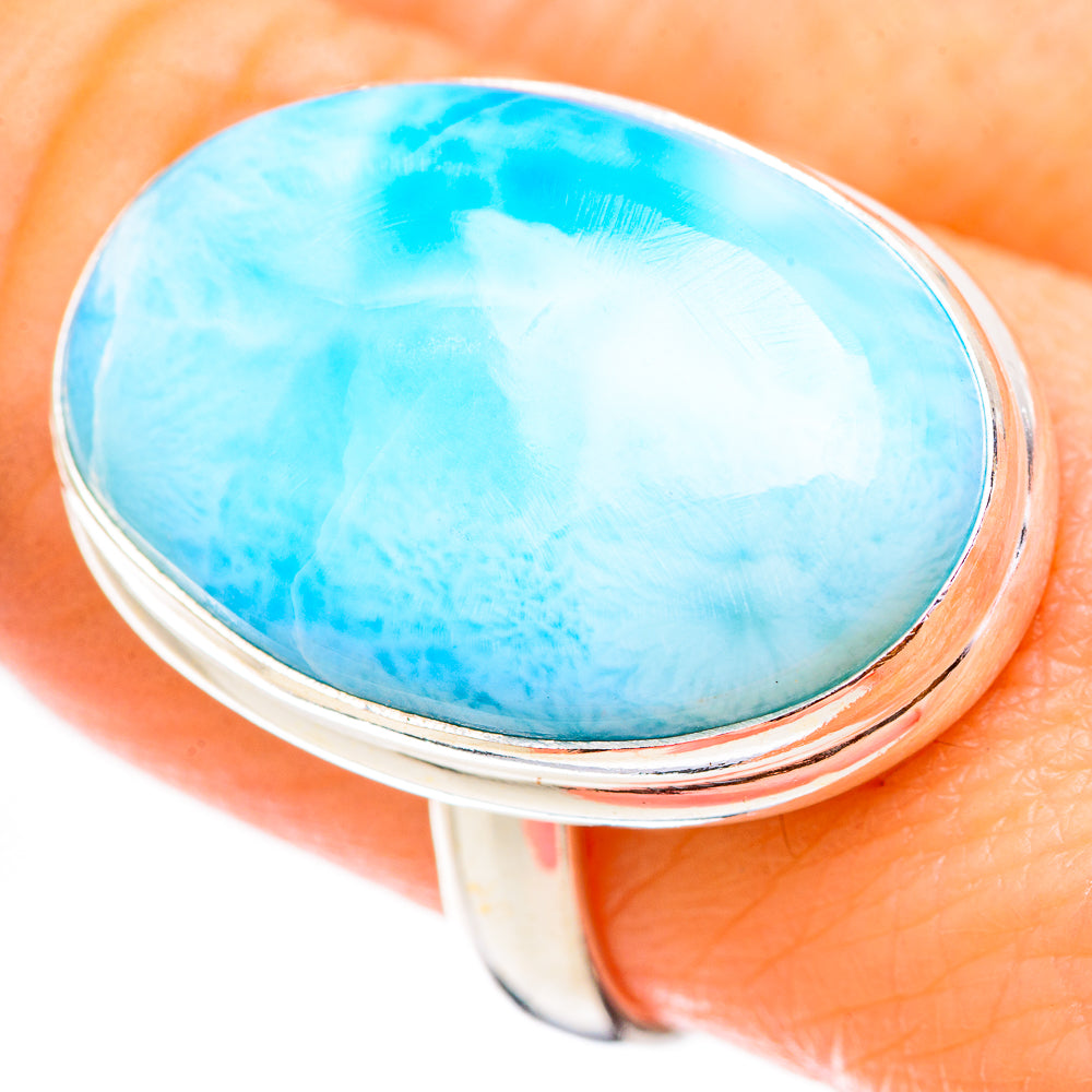 Larimar Rings handcrafted by Anasilvercos - RING130862