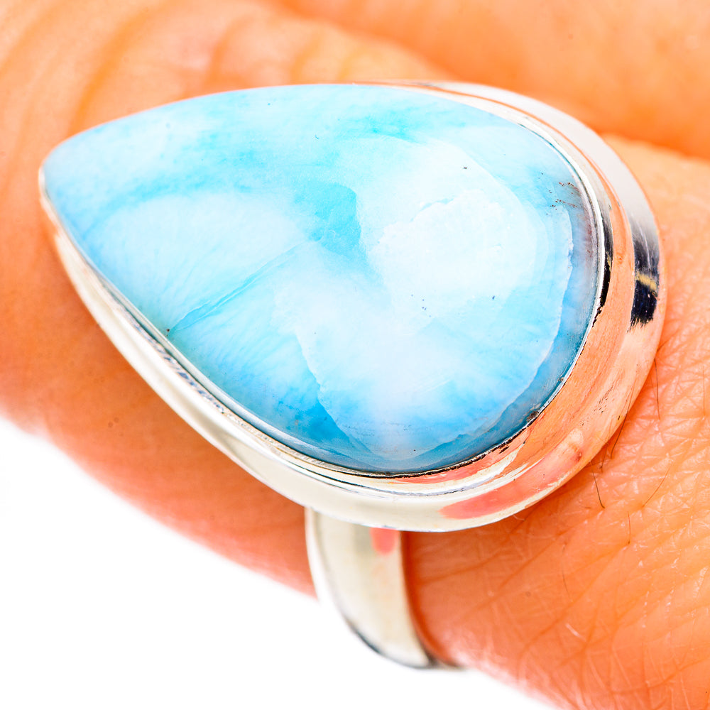 Larimar Rings handcrafted by Anasilvercos - RING130895