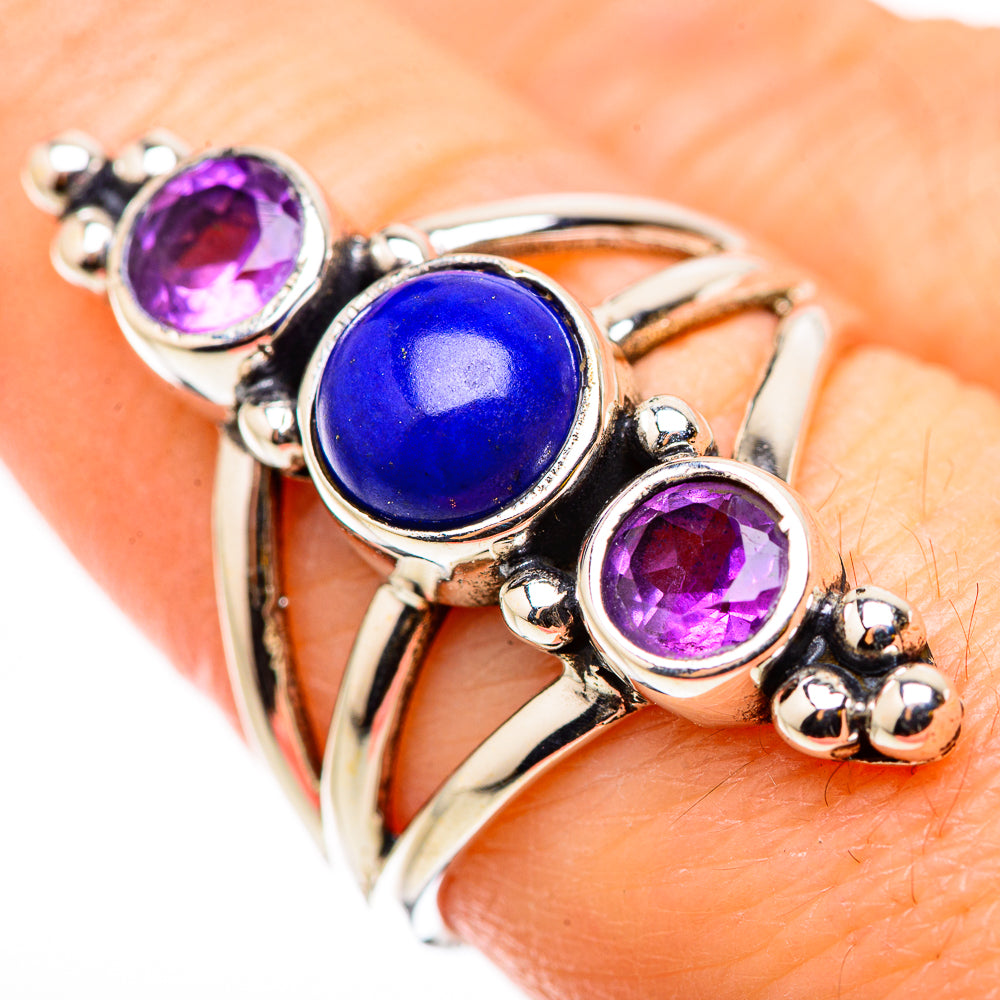 Lapis Lazuli Rings handcrafted by Anasilvercos - RING130936
