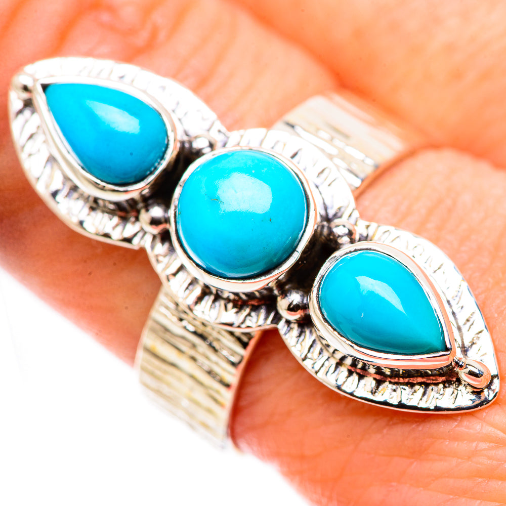 Larimar Rings handcrafted by Anasilvercos - RING131060