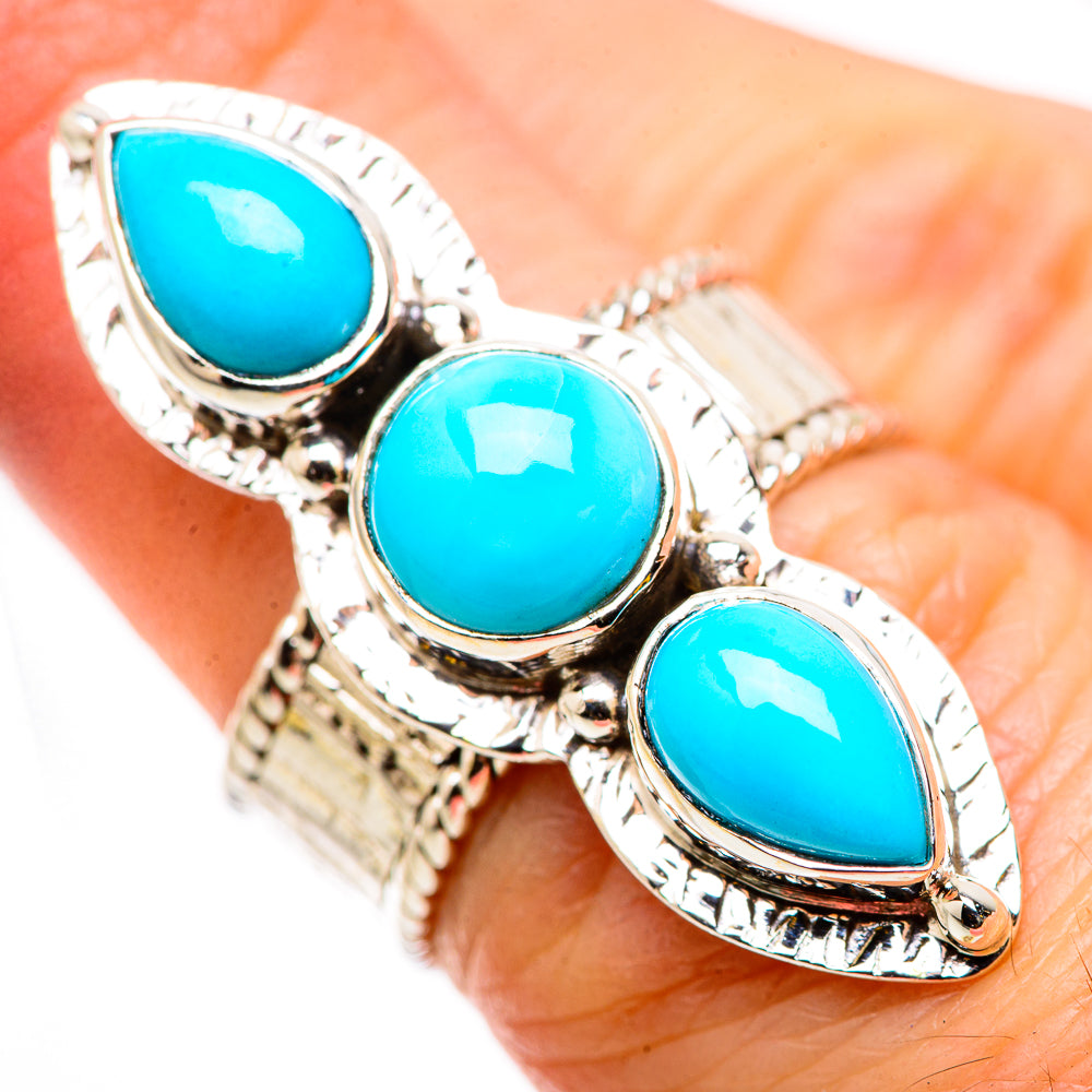 Larimar Rings handcrafted by Anasilvercos - RING131074