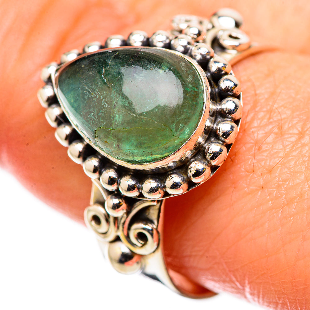 Prehnite Rings handcrafted by Anasilvercos - RING131086