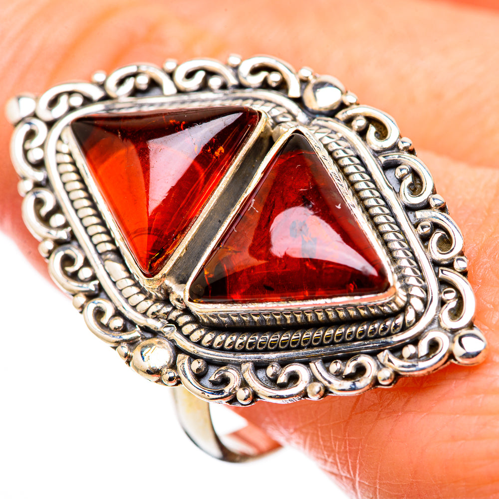 Baltic Amber Rings handcrafted by Anasilvercos - RING131099