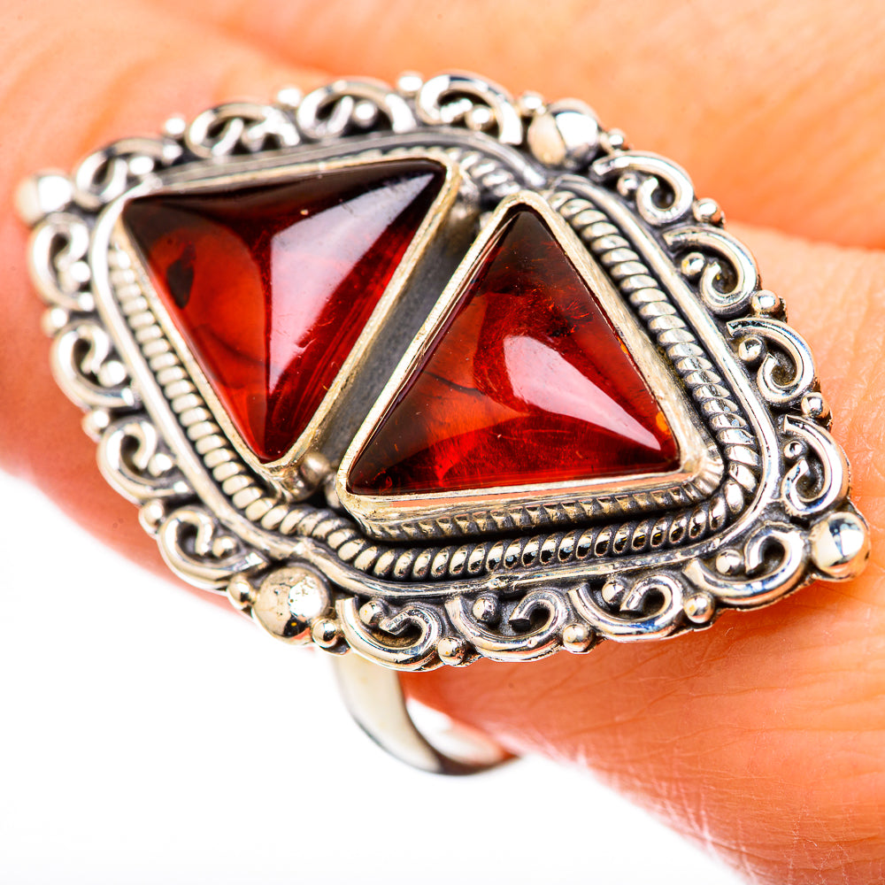 Baltic Amber Rings handcrafted by Anasilvercos - RING131112