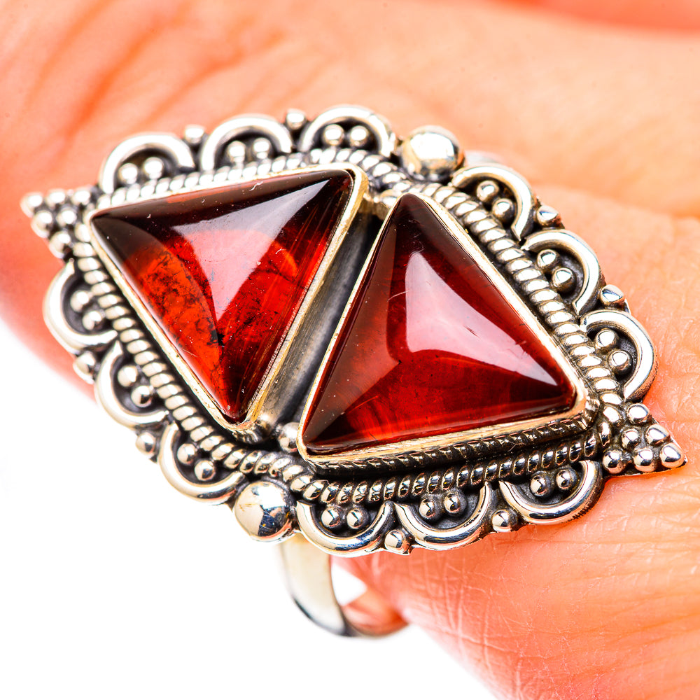 Baltic Amber Rings handcrafted by Anasilvercos - RING131137