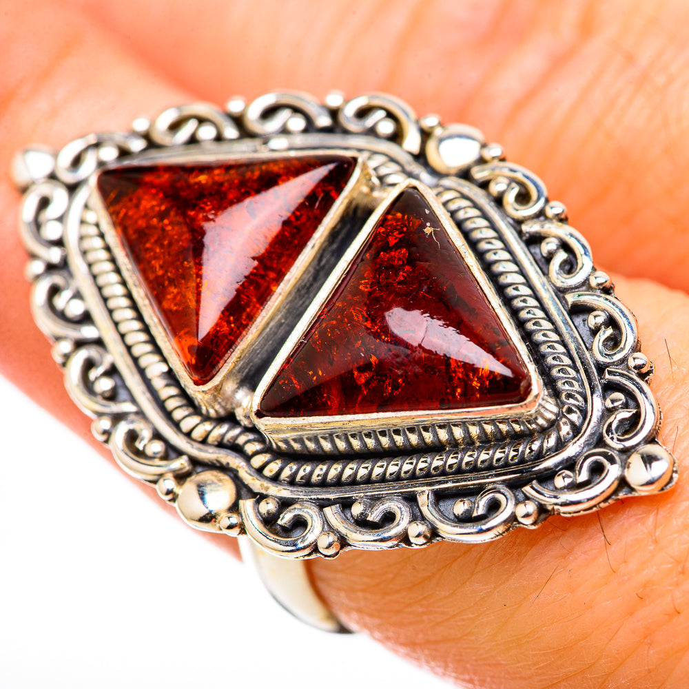 Baltic Amber Rings handcrafted by Anasilvercos - RING131148