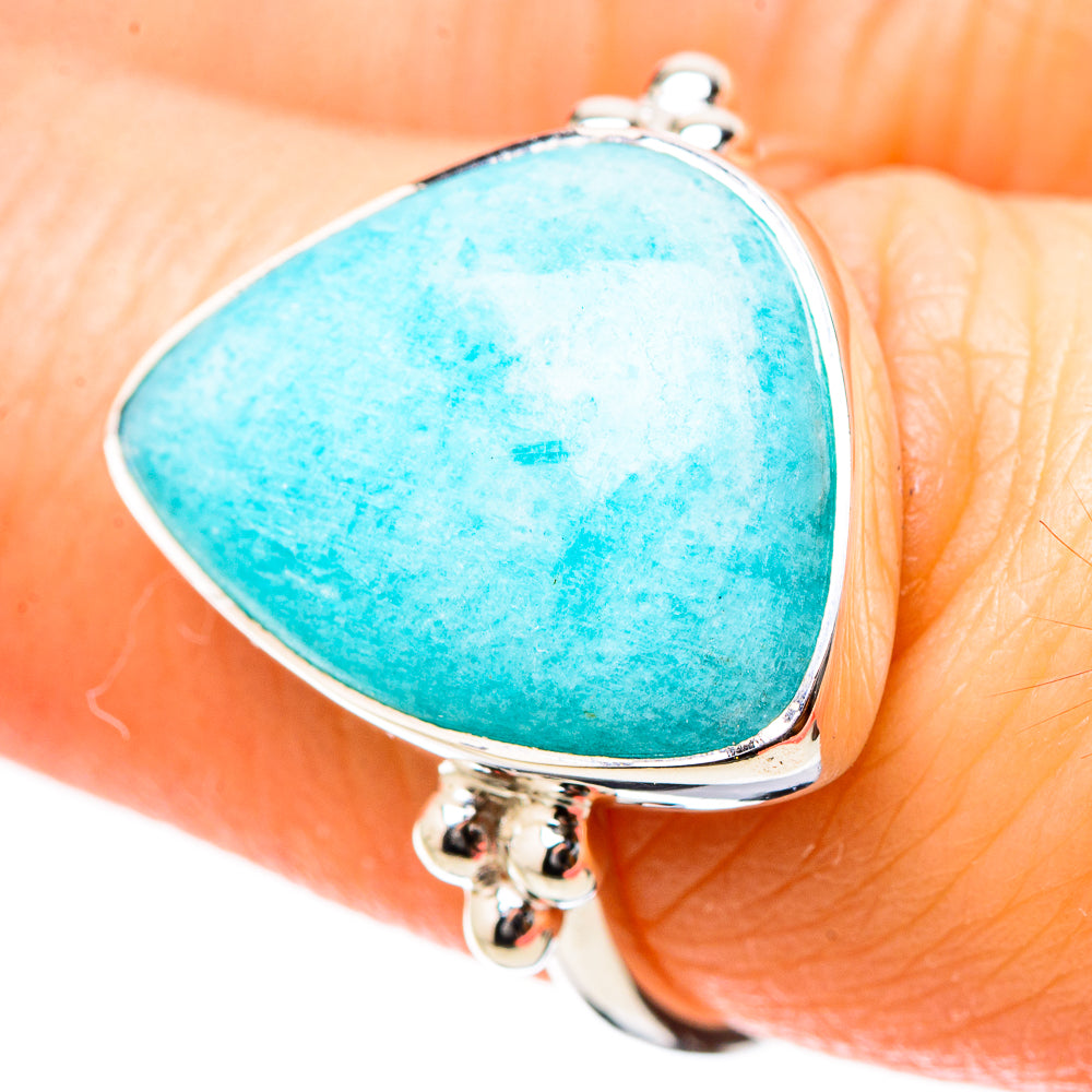 Amazonite Rings handcrafted by Anasilvercos - RING131151