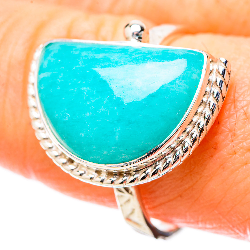 Amazonite Rings handcrafted by Anasilvercos - RING131154
