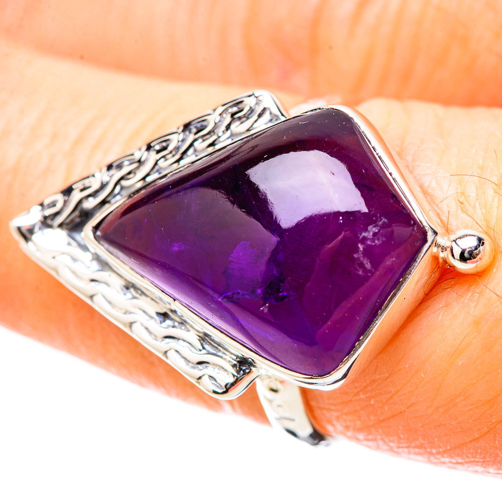 Amethyst Rings handcrafted by Anasilvercos - RING131162