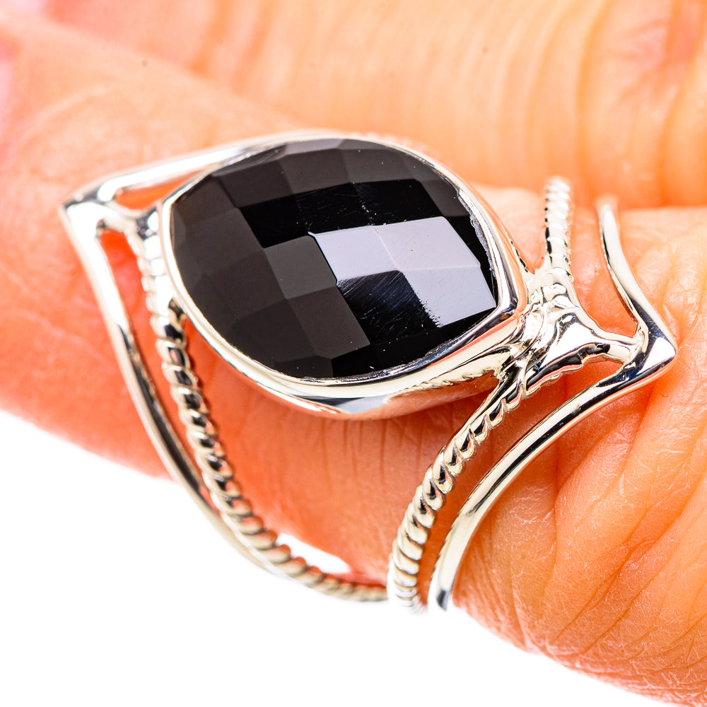 Black Onyx Rings handcrafted by Anasilvercos - RING131167
