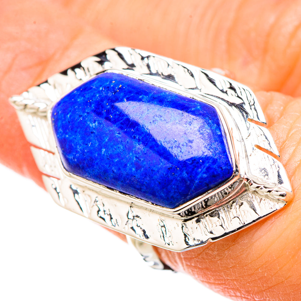 Lapis Lazuli Rings handcrafted by Anasilvercos - RING131173