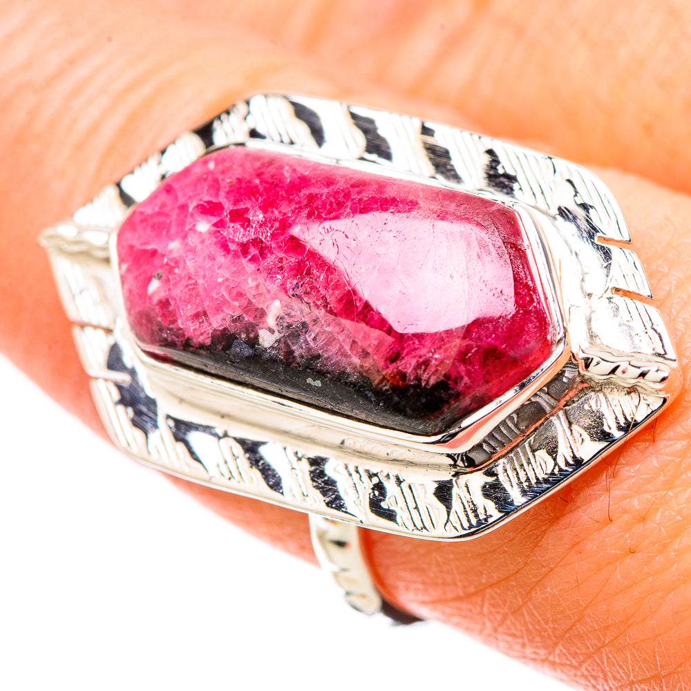 Rhodonite Rings handcrafted by Anasilvercos - RING131198