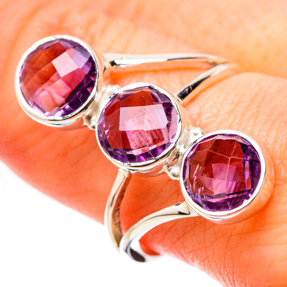 Amethyst Rings handcrafted by Anasilvercos - RING131201