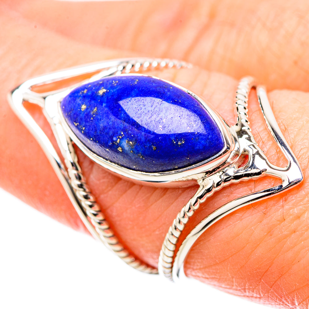 Lapis Lazuli Rings handcrafted by Anasilvercos - RING131210
