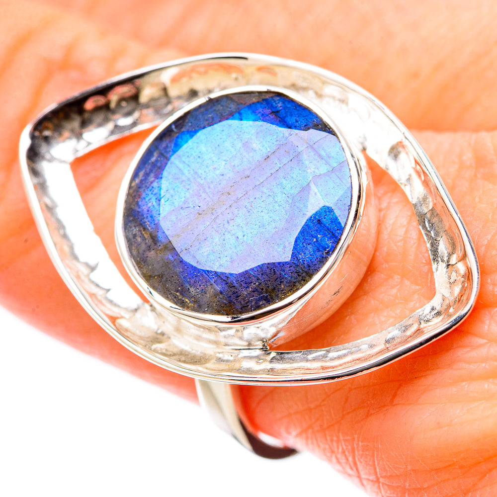 Labradorite Rings handcrafted by Anasilvercos - RING131212