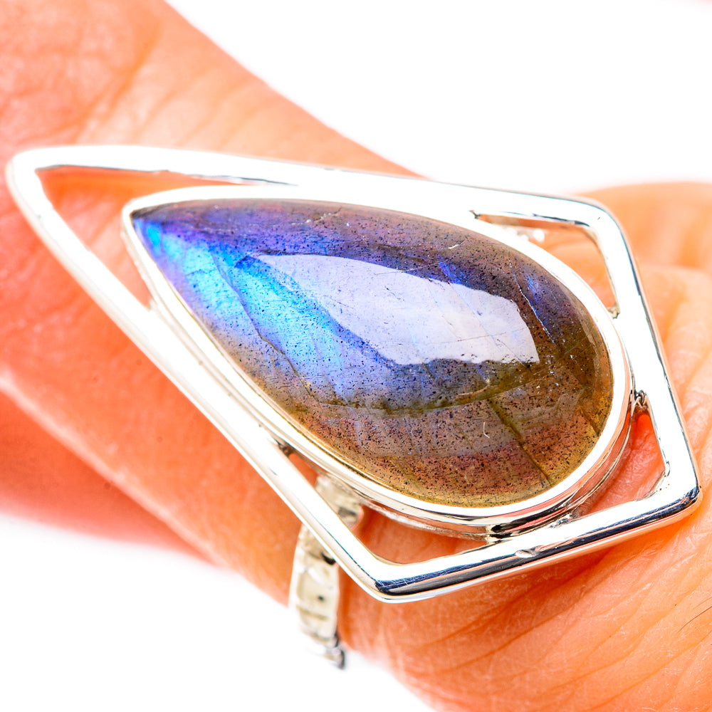 Labradorite Rings handcrafted by Anasilvercos - RING131220
