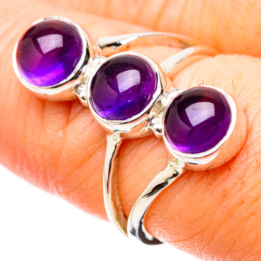 Amethyst Rings handcrafted by Anasilvercos - RING131223